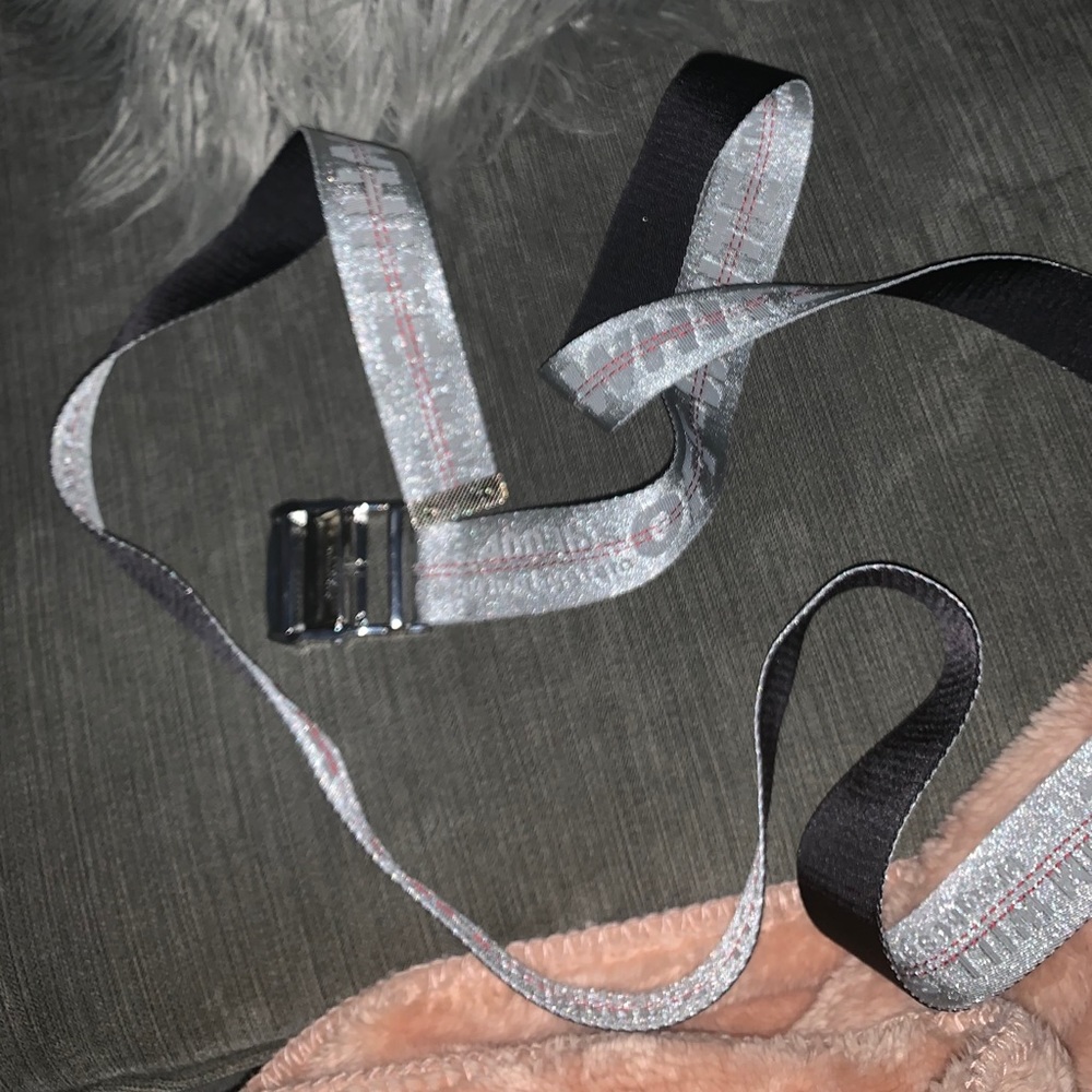 Silver Off-White Belt